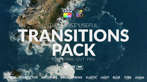 VideoHive The Most Useful Transitions Pack For FCPX V2 31318144