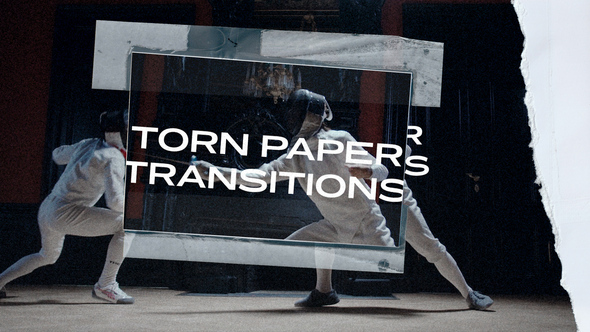 VideoHive Torn Paper Transitions 33489603