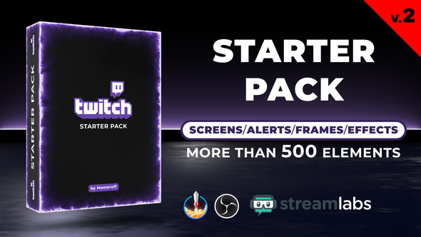 VideoHive Twitch Starter Pack V2 29407656