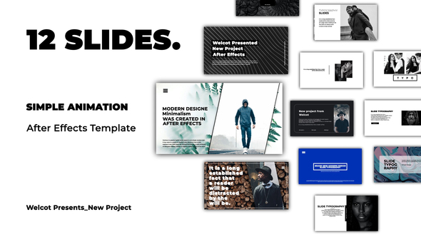 VideoHive Typography Slide | After Effects 38605560