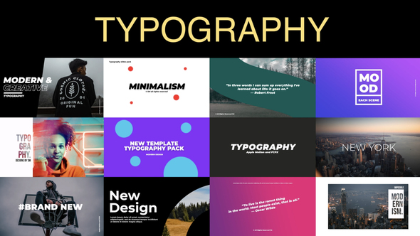 VideoHive Typography Slides | FCPX 35033659