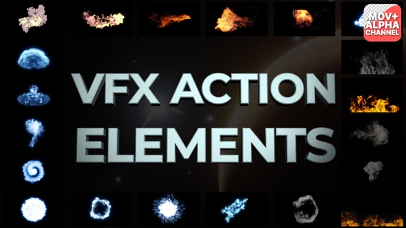VideoHive VFX Action Elements | Motion Graphics Pack 38960971