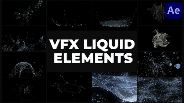 VideoHive VFX Liquid Pack | After Effects 31300397