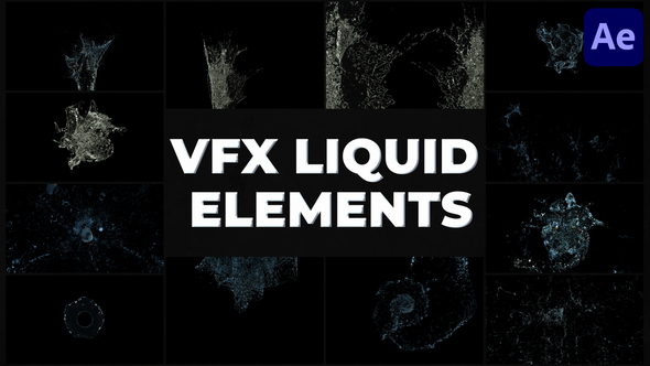 VideoHive VFX Liquid Pack | After Effects 32151793