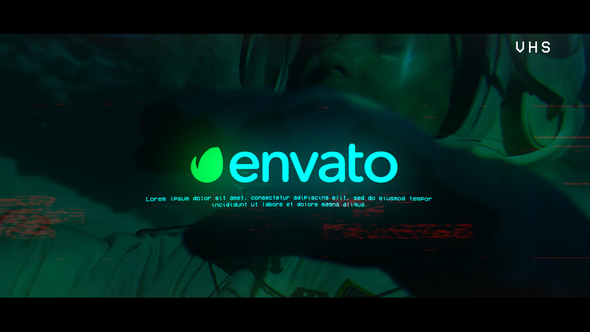 VideoHive VHS Glitch Logo 30312838