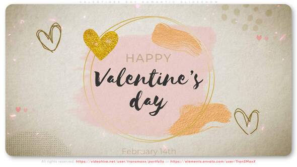 VideoHive Valentines Day Romantic Slideshow 30241093