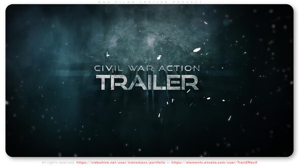 VideoHive War Films Trailer Project 38829678