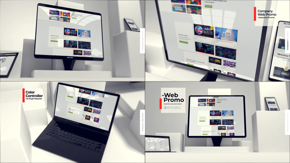 VideoHive Website Presentation Mockup 30984694