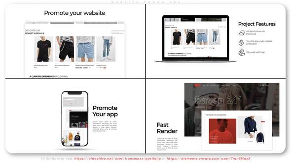 VideoHive Website Promo. Z03 31775549