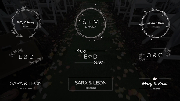 VideoHive Wedding Titles | FCPX & Apple Motion 34371778
