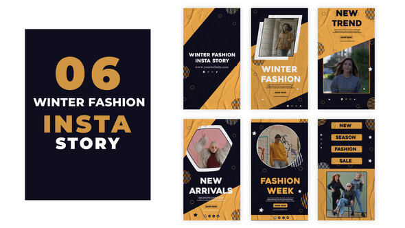 VideoHive Winter Season Fashion Instagram Story 39216300