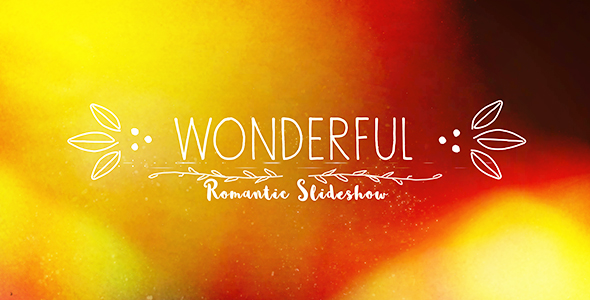 VideoHive Wonderful Romantic Slideshow 17450565