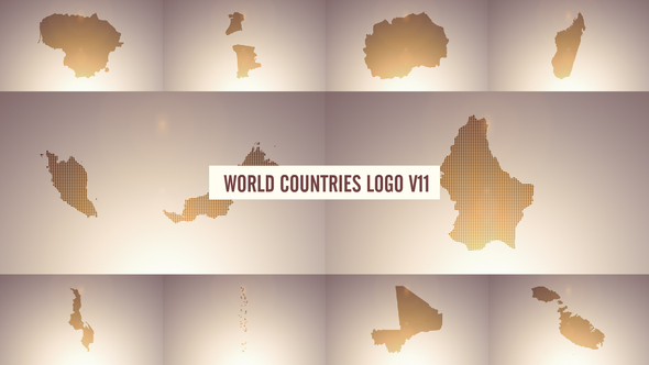 VideoHive World Countries Logo & Titles V11 38976959