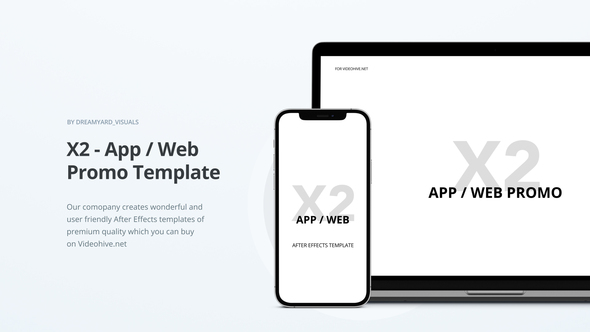 VideoHive X2 – App / Website Promo 31888469