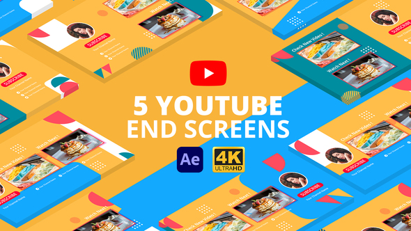VideoHive YouTube End Screens Vol.3 | After Effects 29368356