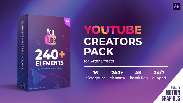 VideoHive Youtube Creators Pack 31232789