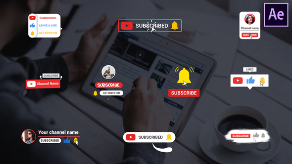 VideoHive Youtube Lower Thirds | After Effects 27371633