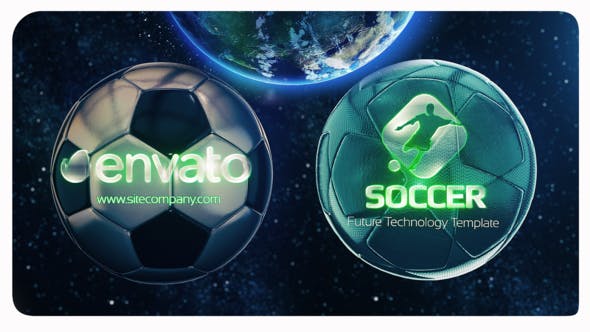 Videohive Space Soccer Logo Reveal 32139332