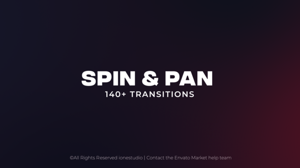 VideoHive 140+ Spin & Pan Transitions 38543939