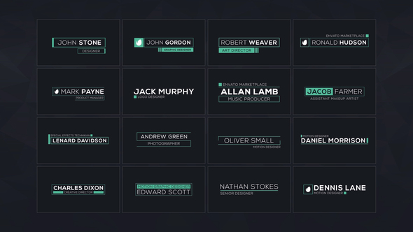 VideoHive 16 Lower Thirds 21650504