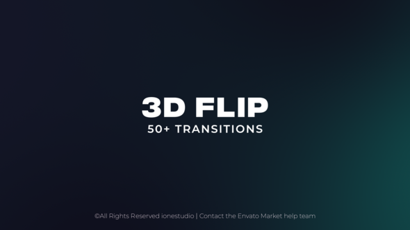 VideoHive 3D Flip Transitions 38511924
