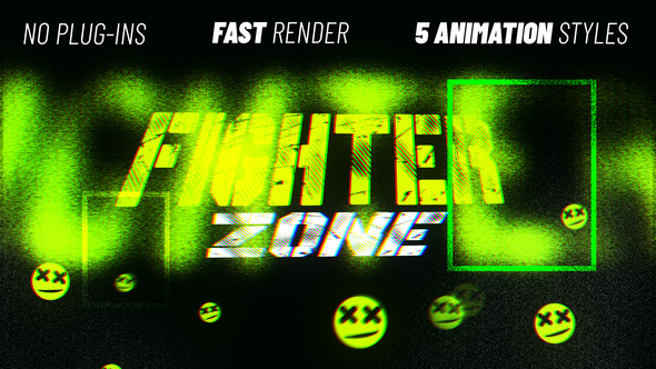 VideoHive 5 Grunge Title Presets 38700346