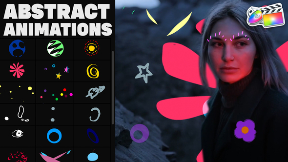 VideoHive Abstract Elements Pack 02 for FCPX 37420380