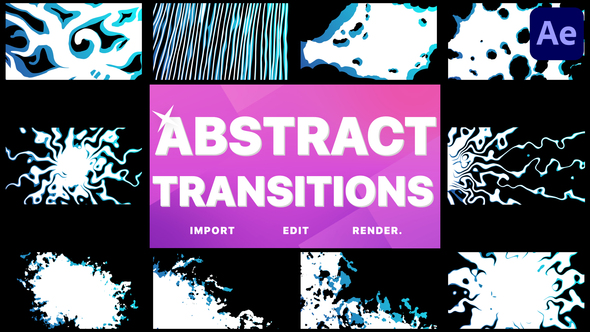 VideoHive Abstract Transitions | After Effects 38543602