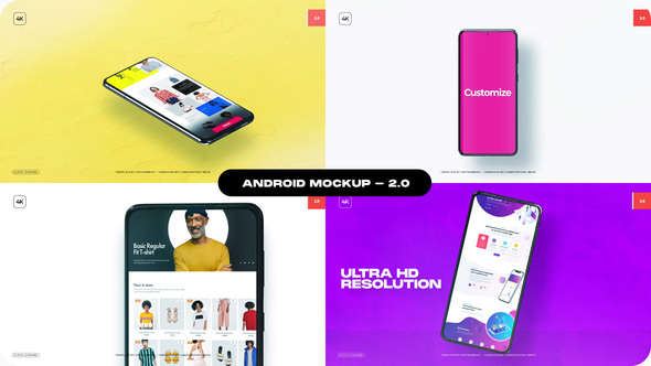 VideoHive Android Mockup - Package 02 37270157