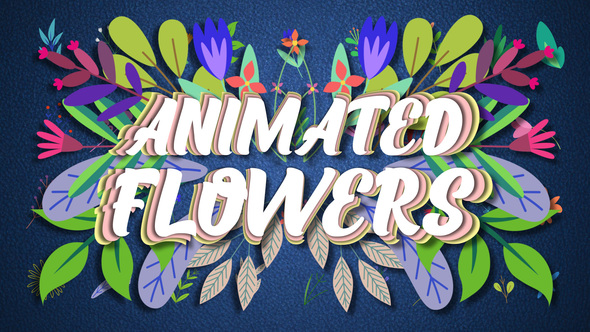 VideoHive Animated Flowers || After Effects 32690336