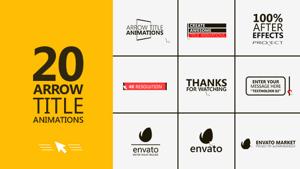 VideoHive Arrow – Title Animations 13201281
