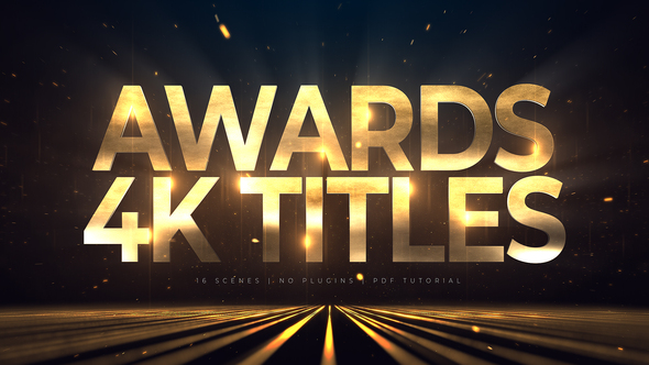 VideoHive Awards 4K Titles | Lines 25211057