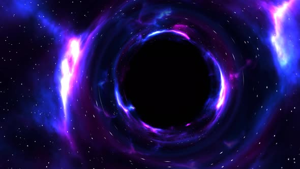 VideoHive Beautiful black hole animation. Collapsar. Outer space. 38994368