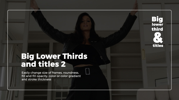 VideoHive Big Lower Thirds & Titles 2 20773201