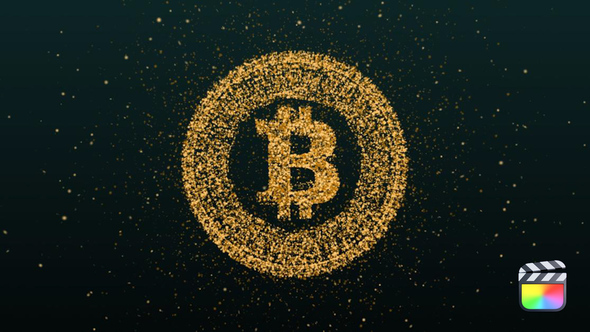 VideoHive Bitcoin Cryptocurrency Logo Reveal 37092405