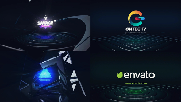VideoHive Black Metallic Logo Reveal 29716115