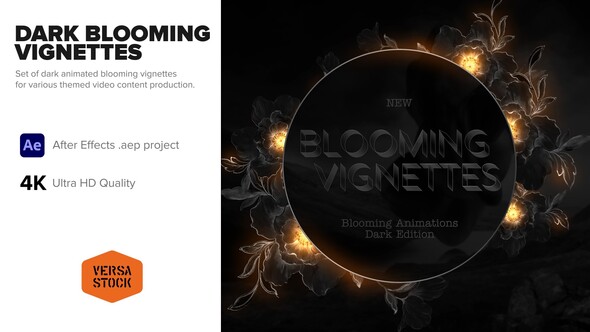 VideoHive Blooming Vignettes Black Edition 38482323