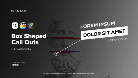 VideoHive Box Shaped Call Out Titles for Motion & FCPX 37361864