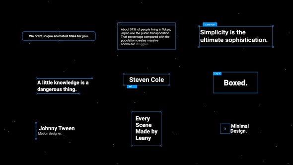 VideoHive Boxed Titles 36300863
