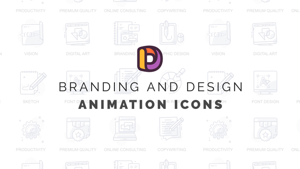 VideoHive Branding and design - Animation Icons 32812114
