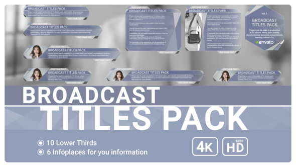 VideoHive Broadcast Titles Pack 37261885