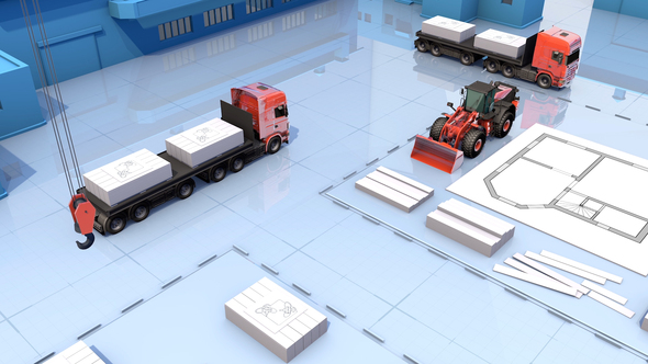 VideoHive Building Materials Logo 32947945