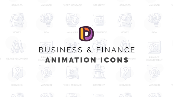 VideoHive Business & Finance - Animation Icons 32812162