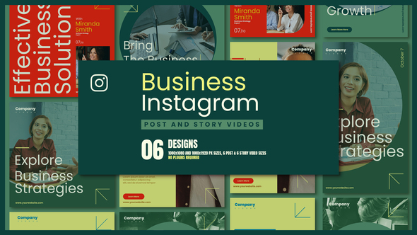 VideoHive Business Instagram Posts and Stories Promo 39584054