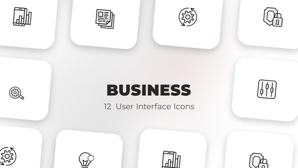 VideoHive Business - User Interface Icons 39587396