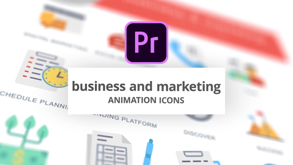 VideoHive Business and Marketing – Animation Icons (MOGRT) 26755619
