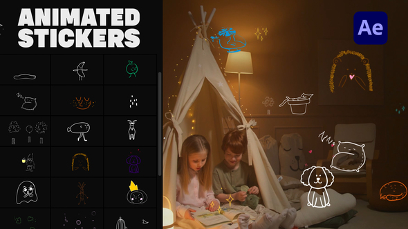 VideoHive Cartoon Lyric Stroke Animations | After Effects 33422093