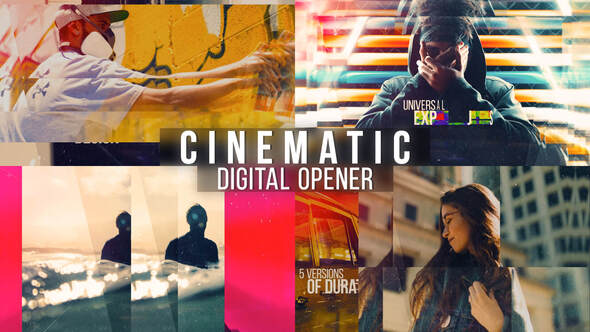 VideoHive Cinematic Digital Opener - Multipurpose Slideshow 32635425