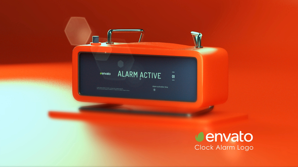 VideoHive Clock Alarm Logo 38514150