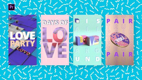 VideoHive Colorful Love Stories 26160806